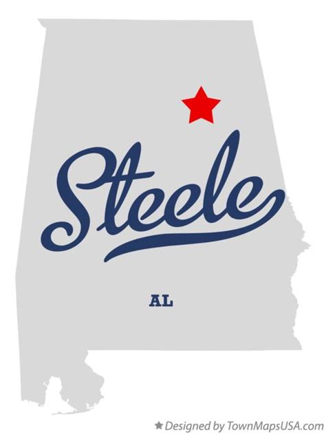 steele alabama map